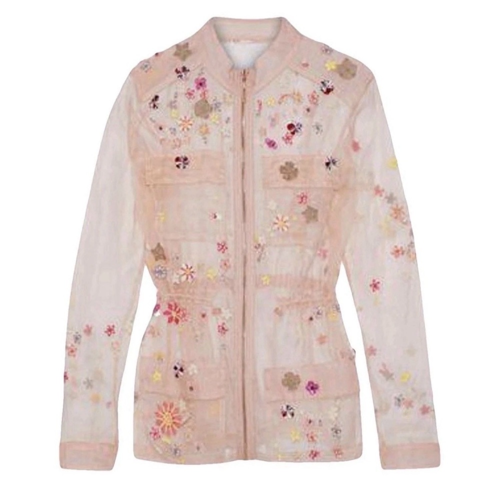 Elie Tahari Women's Silk-Organza Jacket- Never Worn, Size L